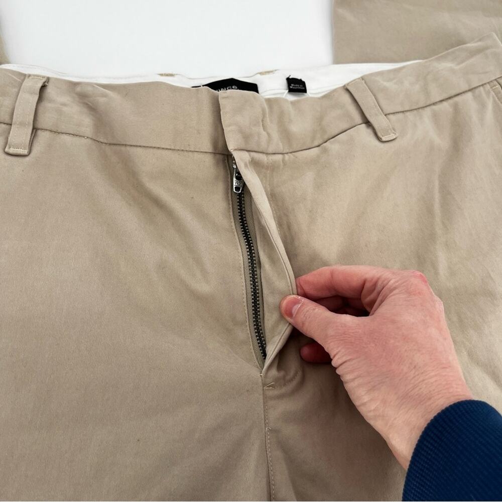 Vince Men's Dylan Slim Fit Chino Trouser pants tan - 38 - Picture 7 of 12